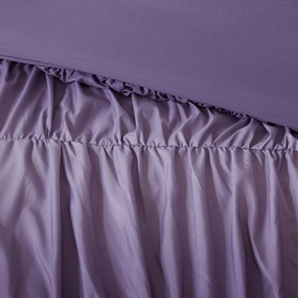 Shop Intelligent Design Josie Ombre And Ruched Comforter Set On