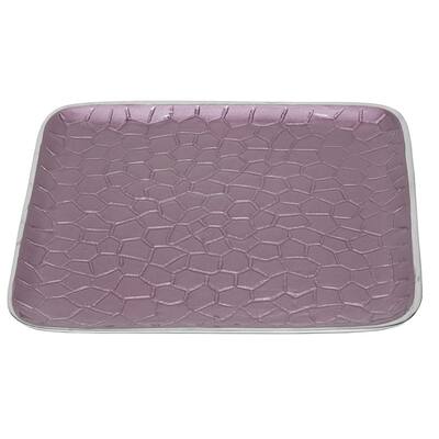 Artisan d'Orient Classic 8" Square Tray, Color - Purple, Set of 4