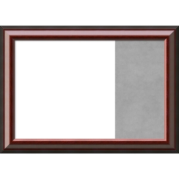 Shop Cambridge Mahogany Wood Framed White Dry Combo