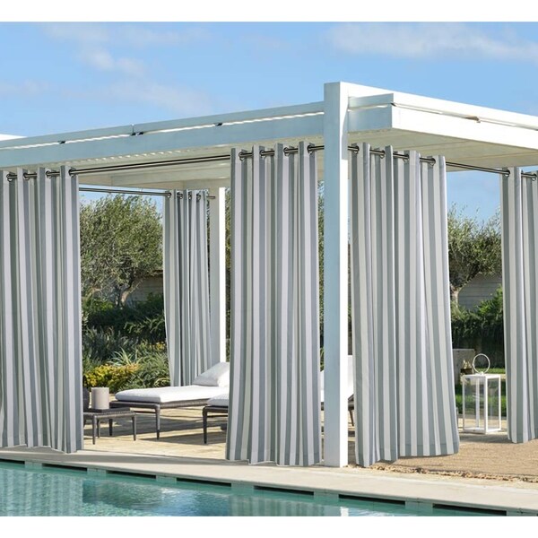 Coastal Stripe Outdoor Panel by Havenside Home