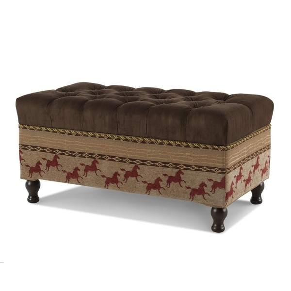 Copper Grove Mortsel Entryway Storage Bench - 37"LX20"WX18"H