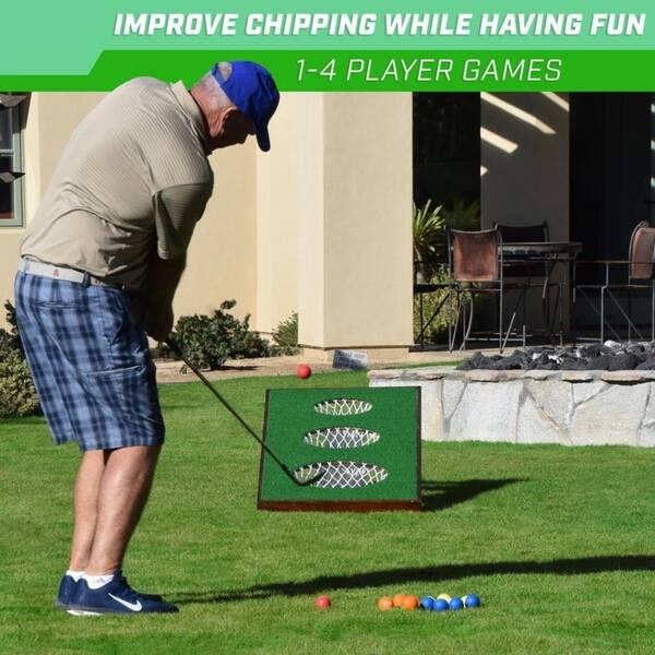 Gosports Battlechip Versus Golf Game - Includes Two 3' X 2' Targets, 16  Foam Balls, 2 Hitting Mats, Scorecard And Carrying Case & Reviews