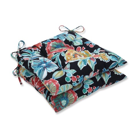 Colsen Noir Wrought Iron Seat Cushion (Set of 2)