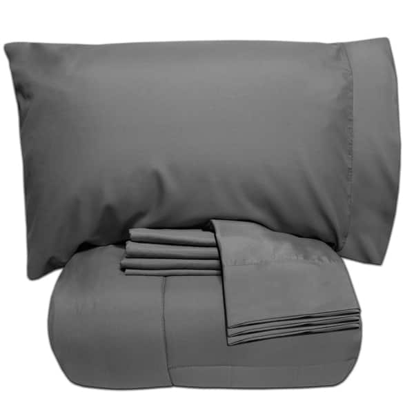 slide 2 of 79, Sweet Home Collection Luxury Solid Bed-In-a-Bag with Sheet Set