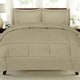 preview thumbnail 53 of 77, Sweet Home Collection Luxury Solid Bed-In-a-Bag with Sheet Set Twin - Sage - 5 Piece