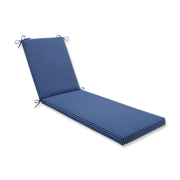 Blue lounge chair discount cushions