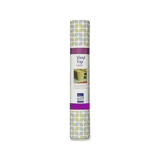 Magic Cover Non-Adhesive Vinyl Thick Grip-White Counter Top, Drawer & Shelf  Liner, 18''x5', Pack of 6 - Bed Bath & Beyond - 27280005