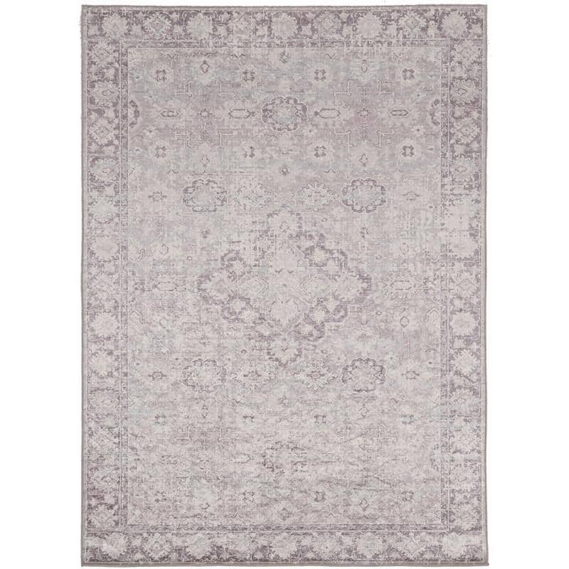 Halogen Alma Ivory/Thistle Area Rug - 5' X 7'