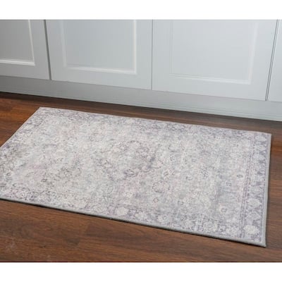 Halogen Alma Ivory/Thistle Area Rug - 5' X 7'