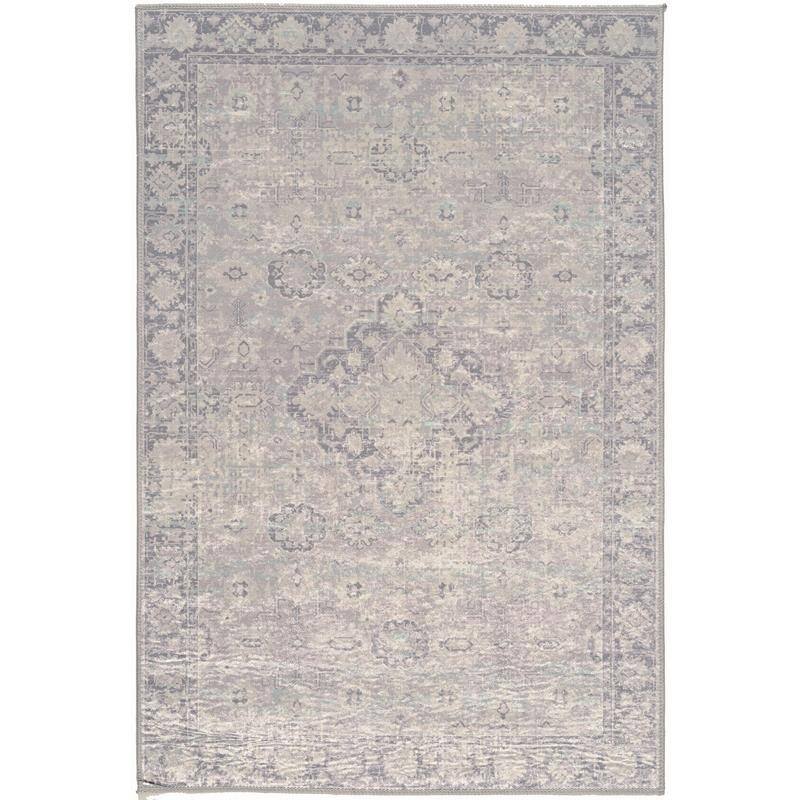 Halogen Alma Ivory/Thistle Area Rug - 5' X 7'