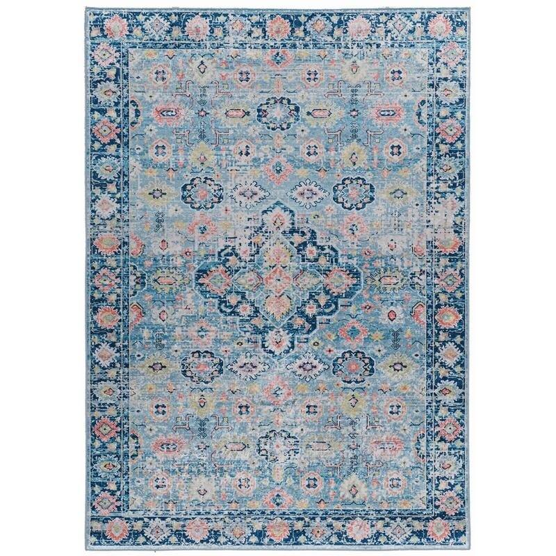 Halogen Bellis Blue/Ivory Area Rug - 2'2" X 3'2"