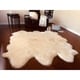 preview thumbnail 70 of 98, Silver Orchid Nansen Luxurious Faux Sheepskin Pelt Shag Rug