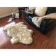 preview thumbnail 44 of 98, Silver Orchid Nansen Luxurious Faux Sheepskin Pelt Shag Rug