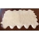 preview thumbnail 83 of 98, Silver Orchid Nansen Luxurious Faux Sheepskin Pelt Shag Rug