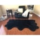 preview thumbnail 10 of 98, Silver Orchid Nansen Luxurious Faux Sheepskin Pelt Shag Rug