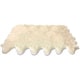 preview thumbnail 96 of 98, Silver Orchid Nansen Luxurious Faux Sheepskin Pelt Shag Rug 2' x 3' - Cream