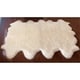 preview thumbnail 93 of 98, Silver Orchid Nansen Luxurious Faux Sheepskin Pelt Shag Rug