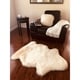 preview thumbnail 64 of 98, Silver Orchid Nansen Luxurious Faux Sheepskin Pelt Shag Rug