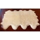 preview thumbnail 71 of 98, Silver Orchid Nansen Luxurious Faux Sheepskin Pelt Shag Rug
