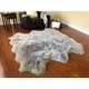 preview thumbnail 81 of 98, Silver Orchid Nansen Luxurious Faux Sheepskin Pelt Shag Rug