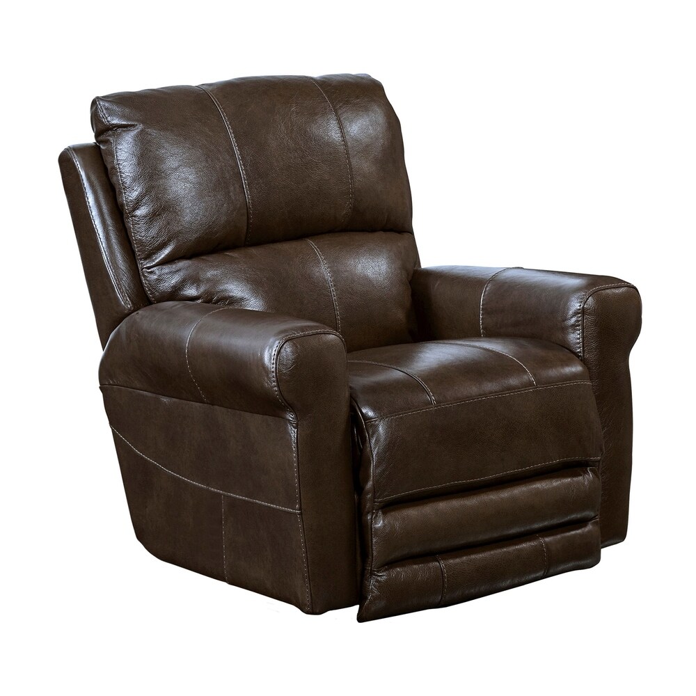 real leather rocker recliner