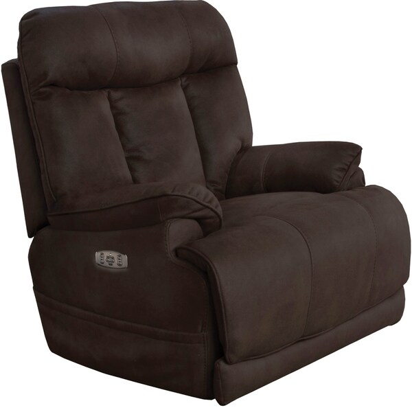 Alpha Power Headrest/Lay Flat Recliner With Extended Ottoman
