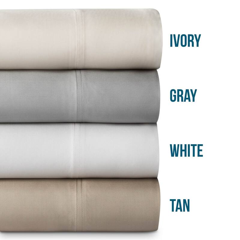 LUCID Comfort Collection Split King Rayon from Bamboo Sheet Set