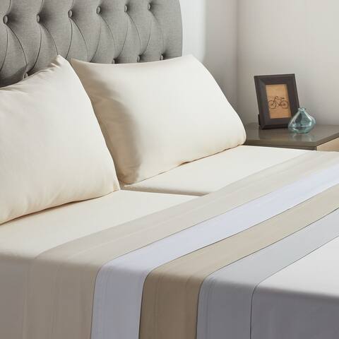 LUCID Comfort Collection Split King Deep Pocket Tencel Sheet Set