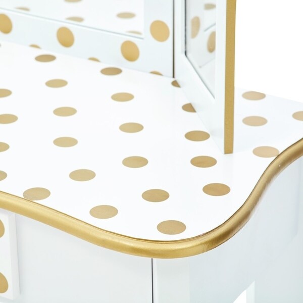 teamson polka dot vanity