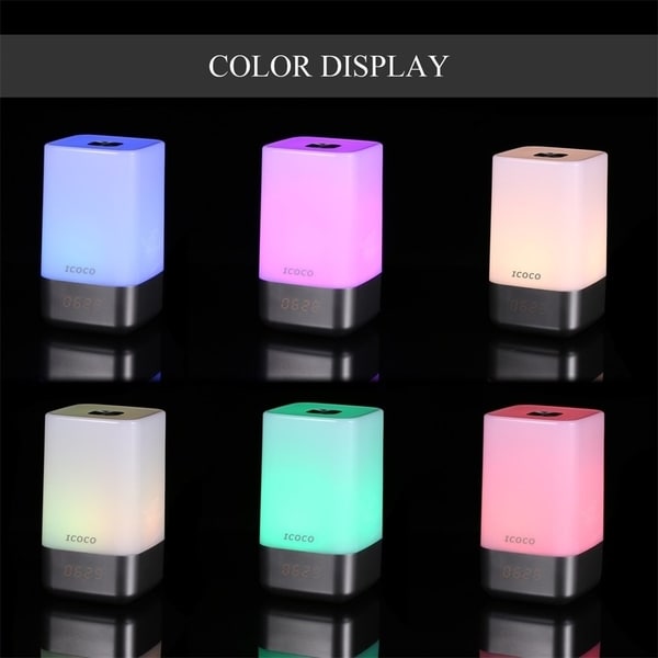 Touch Sensor Dimmable RGB Atmosphere Intelligent Wake-up Light Lamp