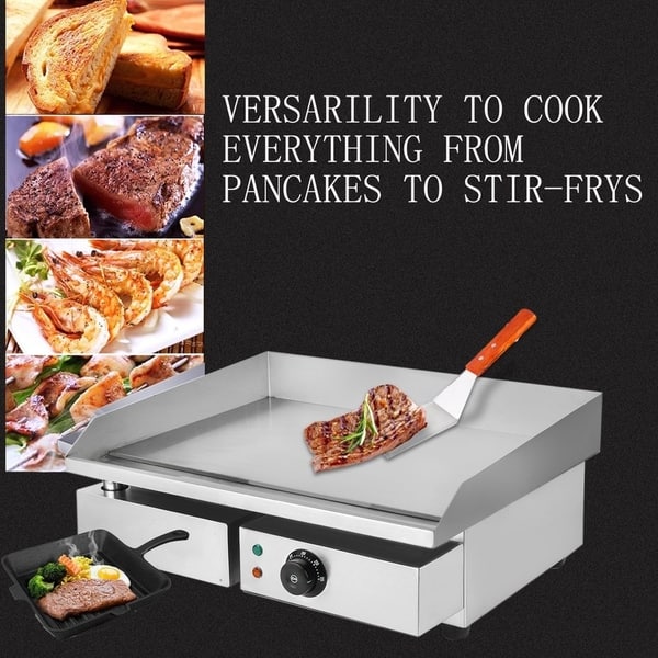 Electric Griddle Nonstick 1500W Pancake Griddle 8-Serving Electric Indoor  Grill