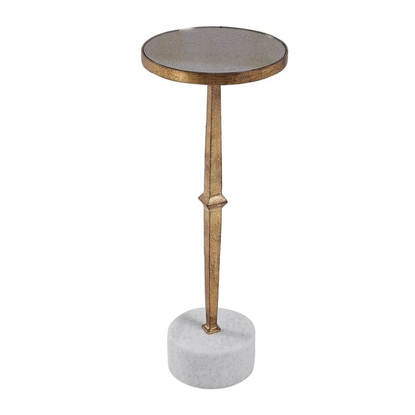 Multicolor Uttermost U24956 Masika White Drink Table 10.5 D x 10.5 W x 22.5 H Multicolor Uttermost U24956 Masika White Drink Table 10.5 D x 10.5 W x 22.5 H