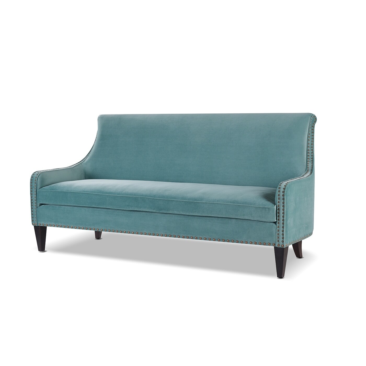 Shop Copper Grove Mouscron Arctic Blue Tight Back Sofa With