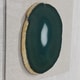 preview thumbnail 5 of 8, Silver Orchid Clark Gold Agate Stone Shadow Box - 20 x 20