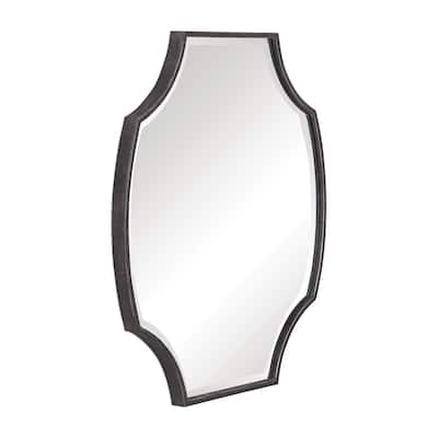 Uttermost Ulalia Dark Rustic Bronze Scalloped Mirror