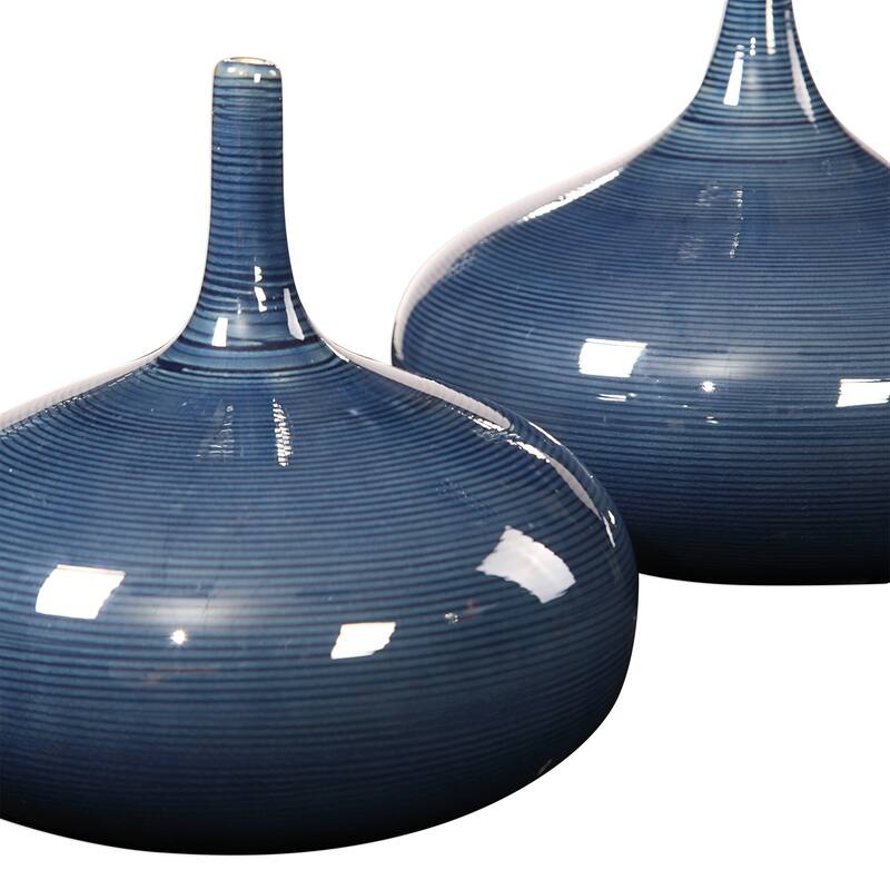 Carson Carrington Salsback Blue Vases (Set of 2)