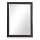preview thumbnail 2 of 4, Uttermost Gower Aged Black Vanity Mirror - Antique Black - 25.25x34.625x1.5