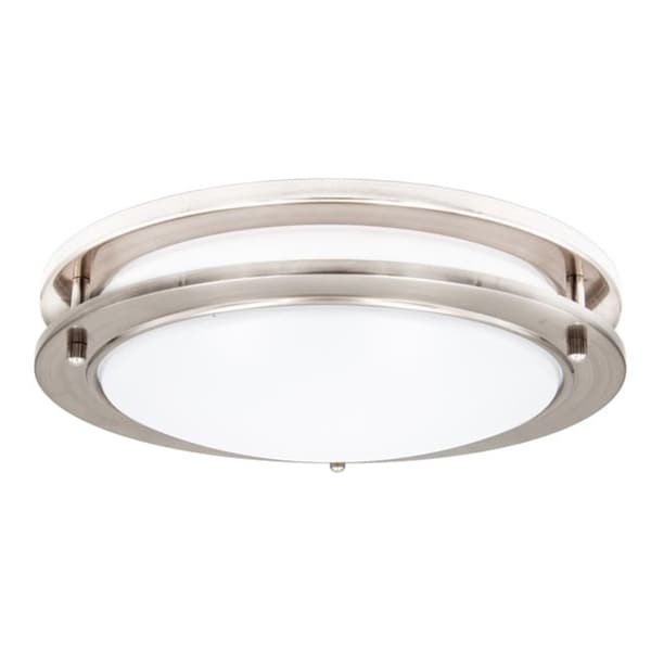 Warm White 1650 Lumens Dimmable Maxxima 14 Black Led Ceiling