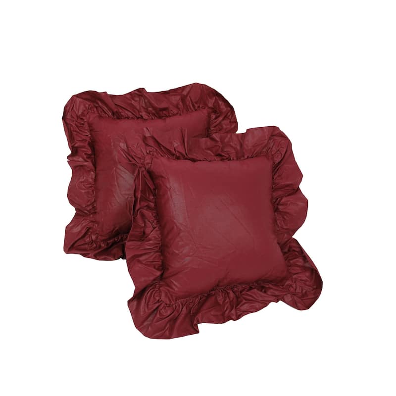 Blazing Needles Chintz 14-inch Throw Pillow (Set of 2)