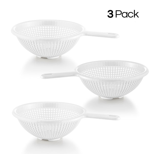 plastic colander with long handle