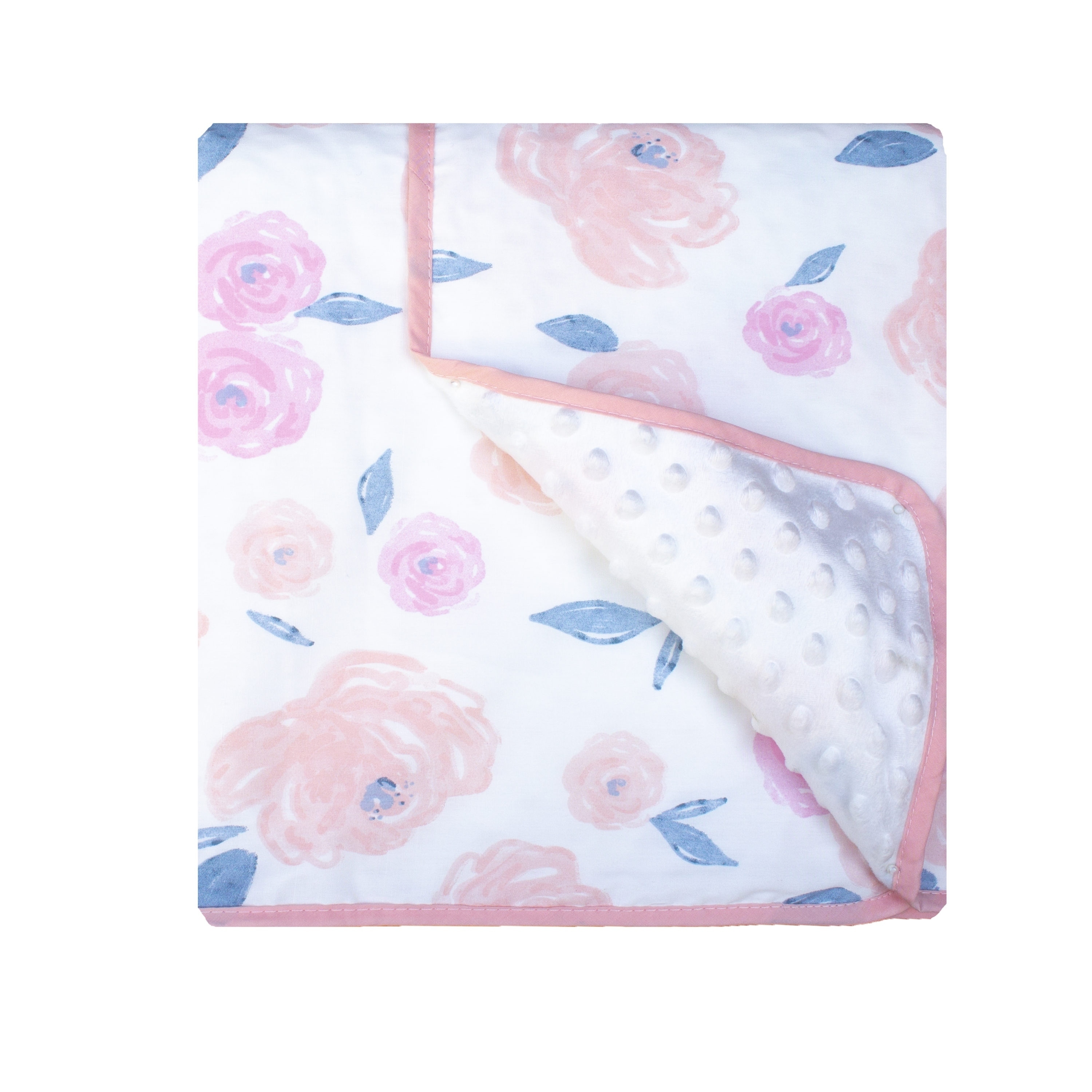 Rose Pink Baby Blanket For Girls By Pam Grace Creations Overstock 27298653