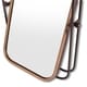 preview thumbnail 4 of 2, Bevin Metal Wall Mirror - Antique Bronze/Pewter - A/N