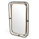 preview thumbnail 1 of 2, Bevin Metal Wall Mirror - Antique Bronze/Pewter - A/N