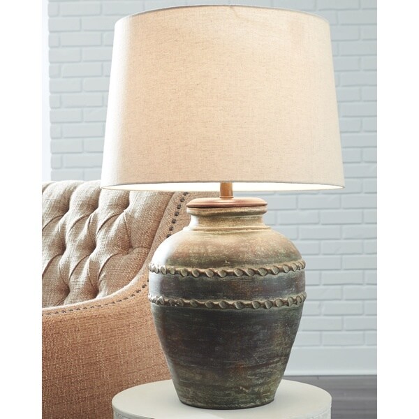 terracotta floor lamp