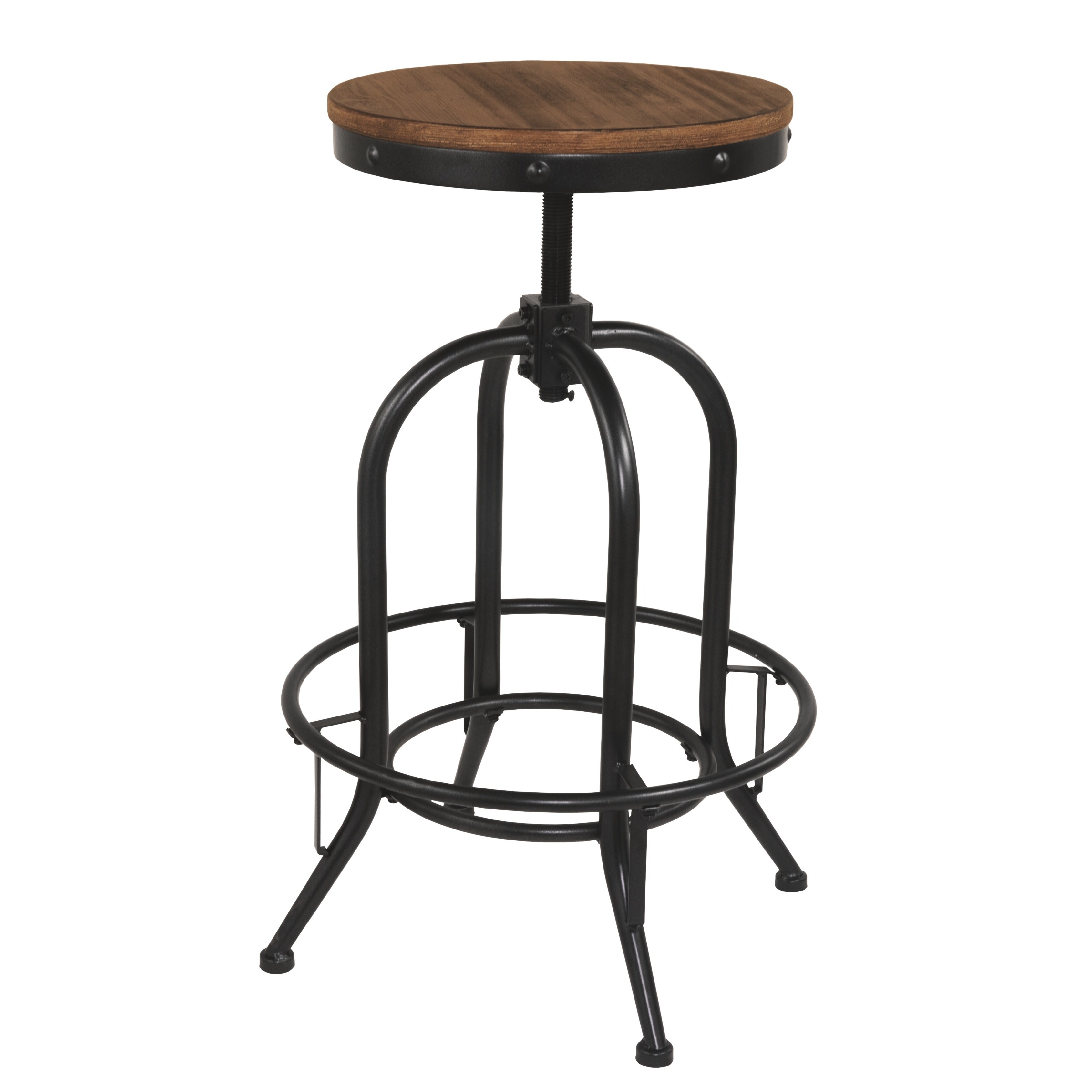 carbon loft sircar industrial swivel bar stool