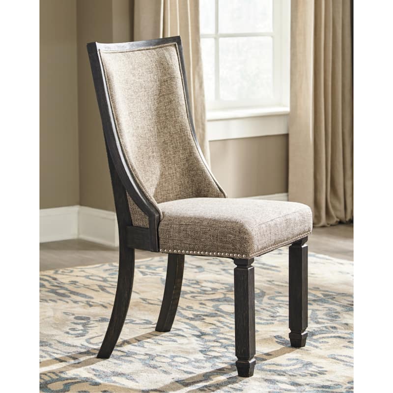 Signature Design By Ashley Tyler Creek Dining Room Chair - Set of 2 - Black/Gray