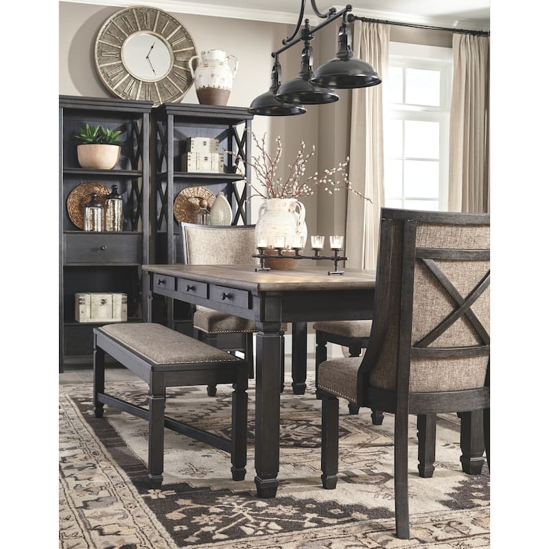 Signature Design By Ashley Tyler Creek Dining Room Chair - Set of 2 - Black/Gray