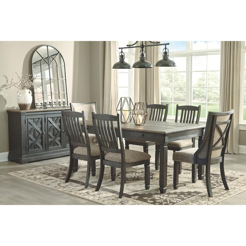 Signature Design By Ashley Tyler Creek Dining Room Chair - Set of 2 - Black/Gray