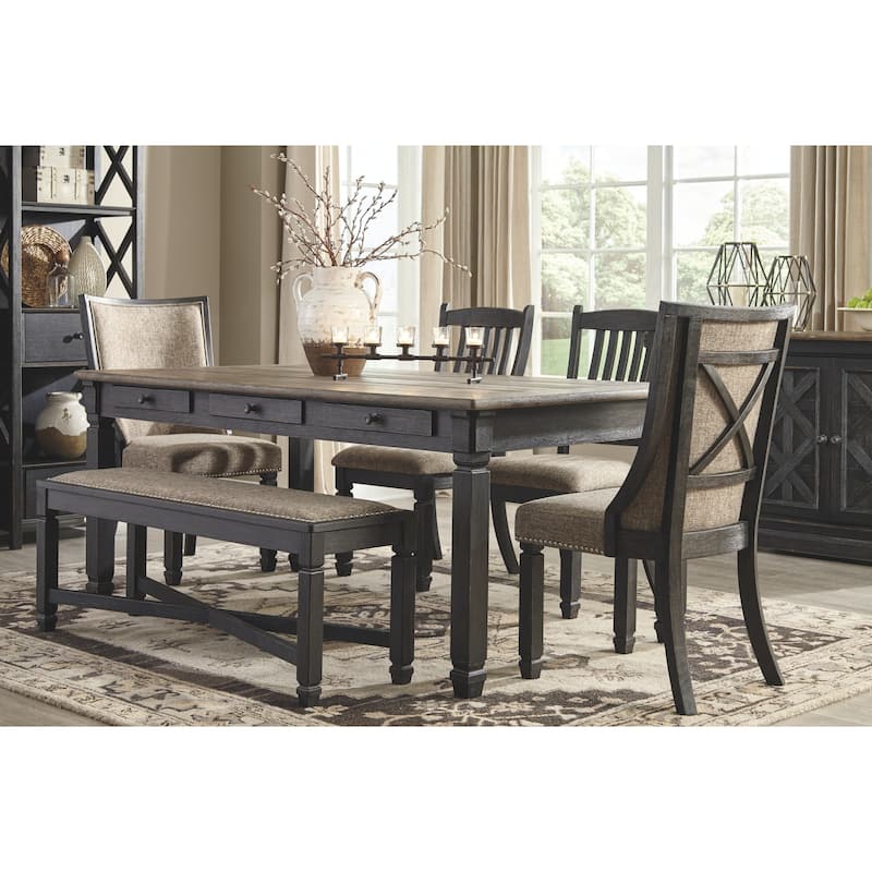 Signature Design By Ashley Tyler Creek Dining Room Chair - Set of 2 - Black/Gray