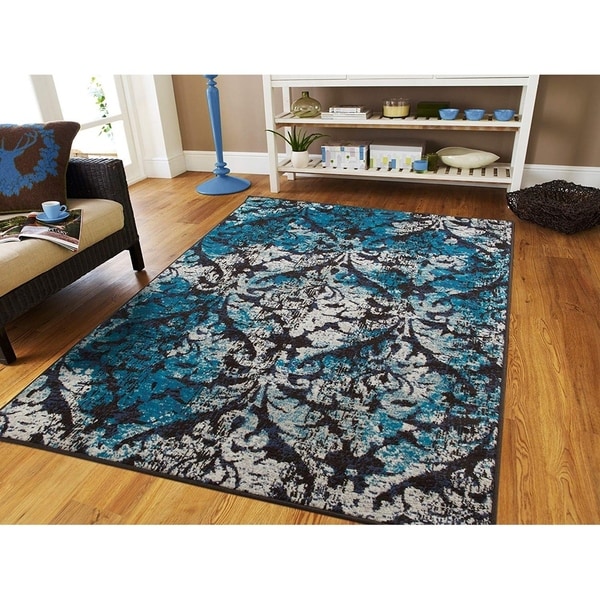 Shop Copper Grove Evry Modern Blue and Grey Area Rug - On Sale - Overstock - 27299664